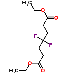 Diethyl 4,4-difluoroheptanedioate Structure