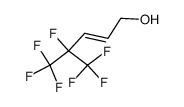 (E)-4,5,5,5-Tetrafluoro-4-trifluoromethyl-pent-2-en-1-ol结构式