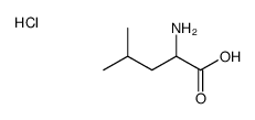 DL-Leucine, hydrochloride结构式
