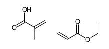 2-甲基-2-丙烯酸与2-丙烯酸乙酯的聚合物 丙烯酸酯的共聚物结构式