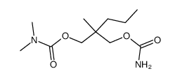 N,N,2-Trimethyl-2-propyl-1,3-dicarbamoyl-oxy-propan Structure