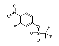 3-Fluoro-4-nitrophenyl trifluoromethanesulfonate Structure