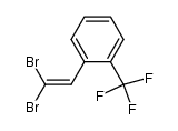 1-(2,2-dibromovinyl)-2-(trifluoromethyl)benzene结构式