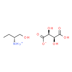 (S)-1-(hydroxymethyl)propylammonium hydrogen [R-(R*,R*)]-tartrate Structure