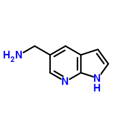 (1H-Pyrrolo[2,3-b]pyridin-5-yl)methanamine Structure