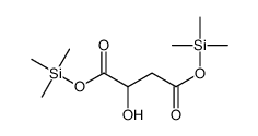 bis(trimethylsilyl) 2-hydroxybutanedioate结构式