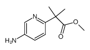 Methyl 2-(5-amino-2-pyridinyl)-2-methylpropanoate结构式