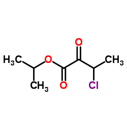 Isopropyl 3-chloro-2-oxobutanoate structure