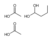 acetic acid,butane-1,1-diol Structure