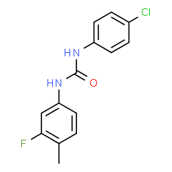 1-(4-Chlorophenyl)-3-(3-fluoro-4-methylphenyl)urea结构式