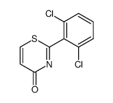2-(2,6-dichloro-phenyl)-[1,3]thiazin-4-one结构式