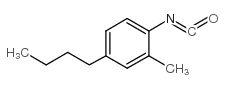 4-丁基-2-甲基苯基异硫氰酸酯结构式