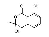 1H-2-Benzopyran-1-one, 3,4-dihydro-3,8-dihydroxy-3-methyl- structure