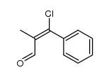 (Z)-3-CHLORO-2-METHYL-3-PHENYL-ACRYLALDEHYDE结构式