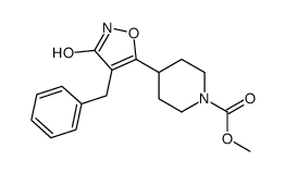 methyl 4-(4-benzyl-3-oxo-1,2-oxazol-5-yl)piperidine-1-carboxylate Structure