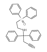 Benzenepropanenitrile, b-[[2-(diphenylphosphinyl)ethyl]amino]b-phenyl- (9CI) Structure