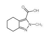 2-甲基-4,5,6,7-四氢-2H-吲唑-3-羧酸结构式