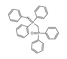 N-phenyl-P,P-diphenyl-P-(diphenylphosphinoyl)methyl-λ5-phosphazene Structure