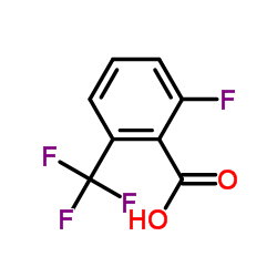 2-氟-6-(三氟甲基)苯甲酸结构式