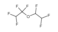 1,2,2-Trifluoroethyl 1,1,2,2-tetrafluoroethyl ether Structure