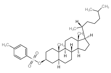 CHOLESTANE, 3.BETA-(TOSYLOXY)-5.ALPHA-结构式