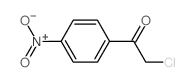 2-氯-1-(4-硝基苯基)乙基-1-酮结构式