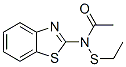 2-[(Ethylthio)acetylamino]benzothiazole Structure