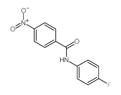 Benzamide,N-(4-fluorophenyl)-4-nitro-结构式