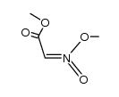 N-methoxy-N-(methoxycarbonylmethylene)amine N-oxide Structure