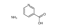 nicotinic acid, ammoniumnicotinate Structure