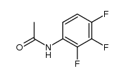N-(2,3,4-三氟苯)乙酰苯胺结构式
