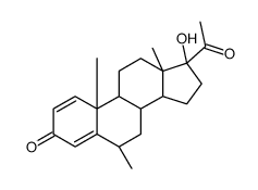 δ1-甲羟孕酮结构式