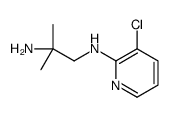 N-(2-氨基-2-甲基丙基)-3-氯吡啶-2-胺结构式