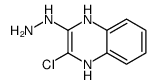 (9CI)-2-氯-3-肼基-1,4-二氢喹噁啉结构式