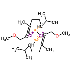 Platinum,di-m-chlorobis[(1,4,5-h)-6-methoxy-4-methyl-1-(1-methylethyl)-4-hexenyl]di-(9CI) Structure