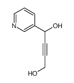 1-pyridin-3-ylbut-2-yne-1,4-diol结构式
