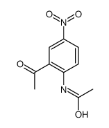 N-(2-acetyl-4-nitrophenyl)acetamide Structure