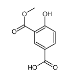 4-羟基-3-(甲氧基羰基)苯甲酸结构式