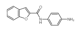 苯并呋喃-2-羧酸 (4-氨基-苯基)-酰胺结构式