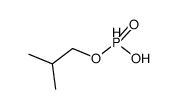isobutyl hydrogen phosphonate Structure