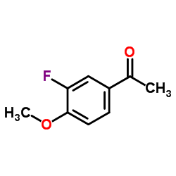 3-氟-4-甲氧基苯乙酮结构式