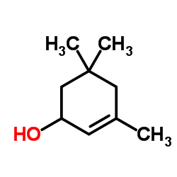 3,5,5-Trimethyl-2-cyclohexen-1-ol Structure