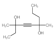 3,6-dimethylnon-4-yne-3,6-diol Structure