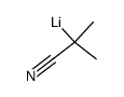 (2-cyanopropan-2-yl)lithium Structure