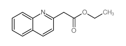 2-(喹啉-2-基)乙酸乙酯结构式