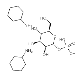 ALPHA-D(+)MANNOSE 1-PHOSPHATE DI(MONOCYCLOHEXYLAMMONIUM) SALT结构式