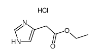 ethyl 4-imidazolylacetate hydrochloride Structure