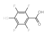Benzoic acid,2,3,5,6-tetrafluoro-4-mercapto- Structure