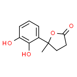 2(3H)-Furanone,5-(2,3-dihydroxyphenyl)dihydro-5-methyl-(9CI) structure