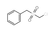 Benzene,[[(chloromethyl)sulfonyl]methyl]- structure